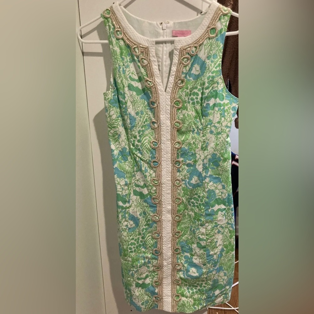 Women's Lilly Pulitzer Shift Dress SLEEVELESS sz 2